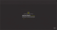 Desktop Screenshot of menuiresimmobilier.com